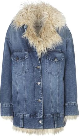 Dondup Stijlvolle Dj 632 Dfh 253 IE2 DD - Dames - Spijkerjassen - Blauw - M - Jassen