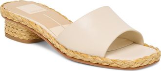 Dolce Vita Dixi Slide Sandal in Bone Leather at Nordstrom, Size 8.5