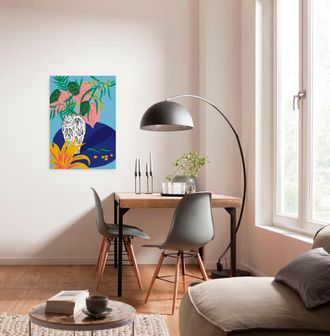 Komar Leinwandbild »Funky Vase - Grösse 40 x 60 cm« Natur 1 Stk. tlg. Keilrahmenbild mi Echtholzrahmen