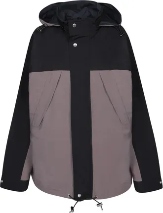 sacai Jassen, Heren, Beige, M, Polyester, Beige Jas Stijlvol Ontwerp Aw 23