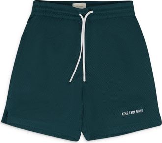 Aim&eacute; Leon Dore Green Logo Gym Short
