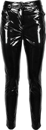 Aniye By Elegante Stretchy Polyurethaan Broek - Dames - Skinny broeken - Zwart - XS - Polyester - Broeken