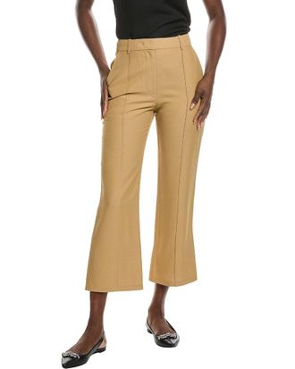Co Co Wool-Blend Cropped Flare Pant