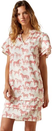 Ariat Womens Iffley Dress in Blushing Horse, Size X-Large, by Ariat