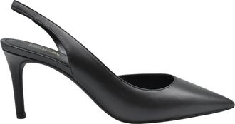 Michael Kors Alina Flex leren pump - Dames - Pumps - Zwart - 40 EU - Leer - Schoenen