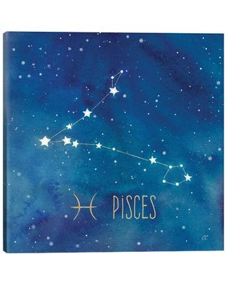 iCanvas Icanvas Star Sign Pisces By Cynthia Coulter Wall Art