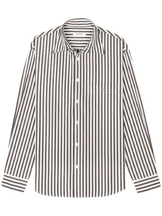 Sporty & Rich Gestreept shirt - Bruin