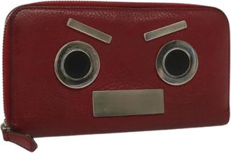 Fendi Pre-owned Wallets, female, Red, Size: ONE SIZE Pre-owned Vintage Wallet