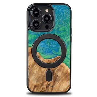 OEM Funda Bewood Unique Para Iphone 15 Pro - Neones - Tokio Con Magsafe