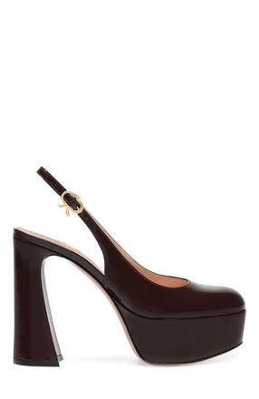 Gianvito Rossi Bessie Pumps in Red Nappa at Nordstrom, Size 35.5