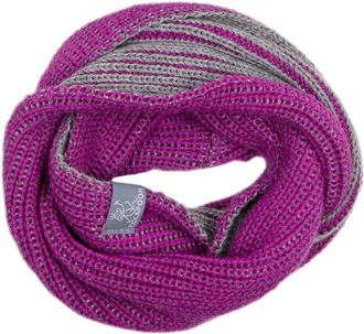 Pickapooh 100% MERINO wool Loop scarf Adult knitted Snood Neck warmer wrap women men Hansen (Orchid/Grey)