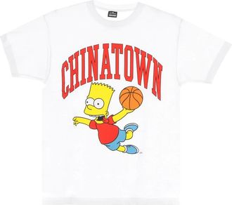 Market The Simpsons Wit T-shirt - Heren - T-shirts - Wit - M - Katoen - Tops
