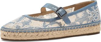 Lucky Brand Orlyna Floral Lace Sandal Womens Shoes Blue/Blue : 6.5 M, Synthetic