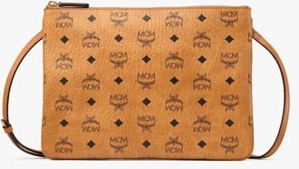 MCM Crossbody Pouch in Visetos Original in Cognac at Nordstrom
