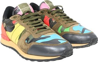 Valentino Mens Leather Rockrunner Sneaker (Authentic Pre-Loved)