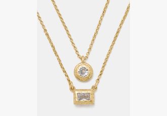 Kate Spade New York Elegant Edge Double Necklace Set