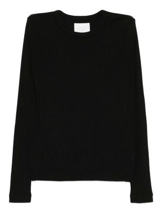 Citizens Of Humanity Bina top - women - Lyocell/Organic Cotton/Spandex/Elastane - L - Black