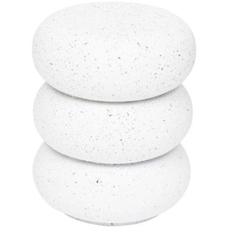 Atmosphera Atmosphera - Tavolino stoneto bianco 43x35x35cm créateur dintérieur