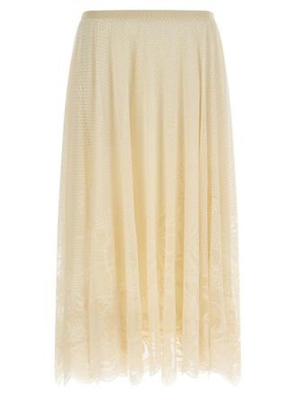 Fabiana Filippi Beige Lace skirt