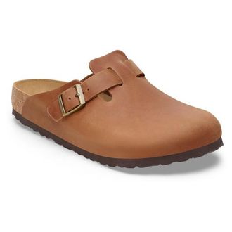 Birkenstock Boston Oiled Leather Sandalen - Unisex | braun