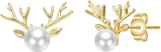 Rachel Glauber 14K Plated Animal Earrings