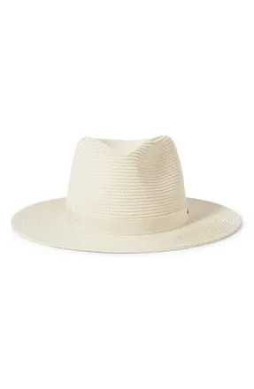 Brixton Carolina Packable Straw Hat in Bone/bone at Nordstrom, Size X-Small