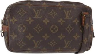Louis Vuitton Pre-owned Canvas Cross Body Bag - Dames - Vintage Schoudertas - Bruin - ONE Size - Vintage