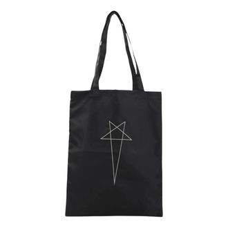 Rick Owens Tote Bag - Dames - Tassen - Zwart - Maat: ONE Size Zijde