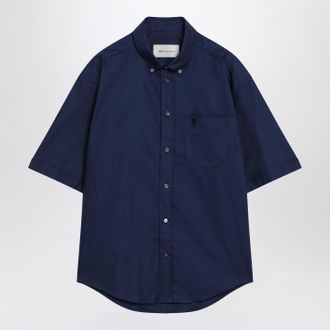 Ami Ink Blue Boxy Ami De Coeur Shirt