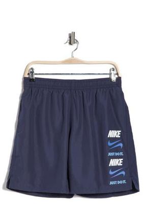 Nike 7-Inch Breaker Stacked Swim Shorts in Midnight Navy at Nordstrom Rack, Size Xx-Large