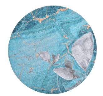 Gino Falcone Alfombra de sal&oacute;n de tejido plano - poli&eacute;ster/algod&oacute;n