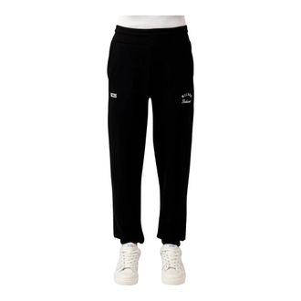 GCDS Pantalones de ch&aacute;ndal con logo de banda en la espalda - Trousers - Hombre - Negro - XS