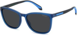 Polaroid PLD 2169/S/X Polarized FLL/M9 Womens Sunglasses Blue Size 56