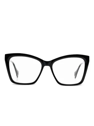 Gigi Studios Emilia glasses - unisex - Acetate - One Size - Black