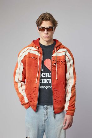 RRR123 Apocrypha Pious Zip Hoodie Orange