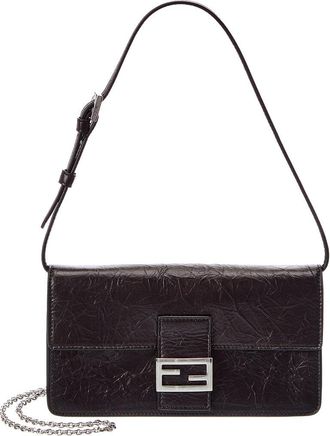 Fendi Fendi Tube Leather Wallet On Chain