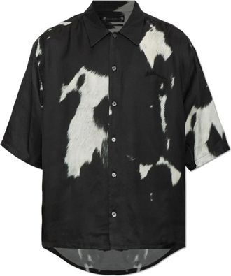 AllSaints Heren, Overhemden, Zwart, Maat: XL Viscose