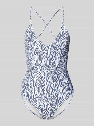 Barts Badeanzug mit r&uuml;ckseitiger Schn&uuml;rung Modell Nerissa in Blau, Gr&ouml;&szlig;e 36