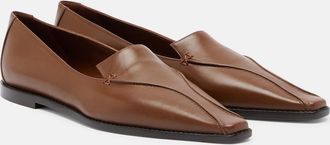 Manolo Blahnik Cleofe leather loafers