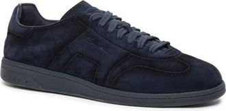 Santoni Low Top Sneaker in Blue-U60 at Nordstrom, Size 11.5