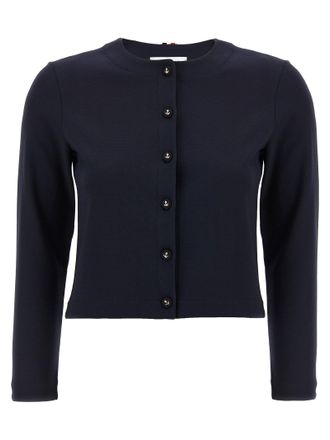 Thom Browne Blue Viscose Womens Cardigan