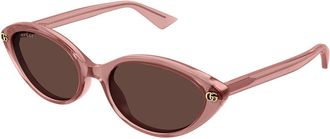 Gucci GG2110S 004 Womens Sunglasses Pink Size 54