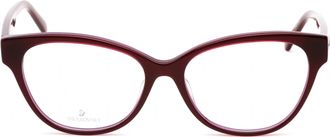 Swarovski SK5392 Cat Eye Eyeglasses - Burgundy