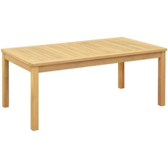 vidaXL vidaXL Tavolino da salotto Acacia chiaro 110 x 60 x 45 cm