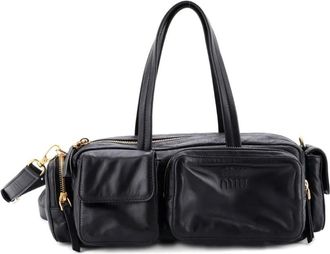 Miu Miu Multi Pocket Leather shoulder bag - Nero
