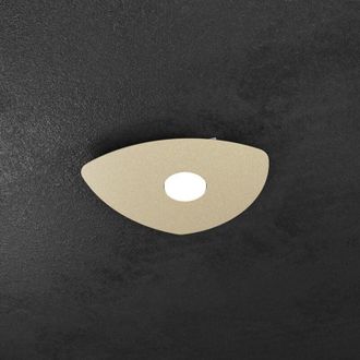 Top-Light Plafoniera Moderna Shape Metallo Sabbia 1 Luce Gx53
