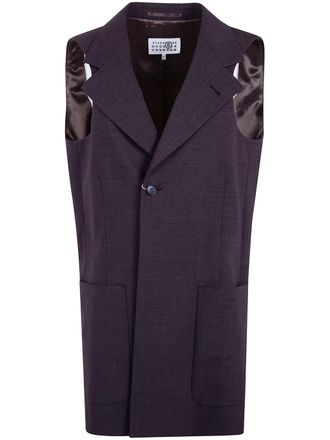 Maison Margiela Jacket Neck Long Gilet