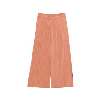 Issey Miyake Pleated Cropped Trousers