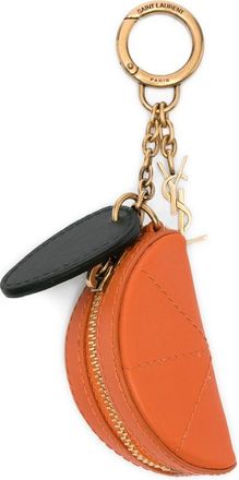 Saint Laurent Zip-detail Keyring