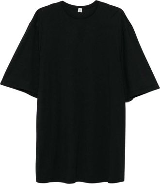 Toteme Black Crew Neck T-Shirt Dress